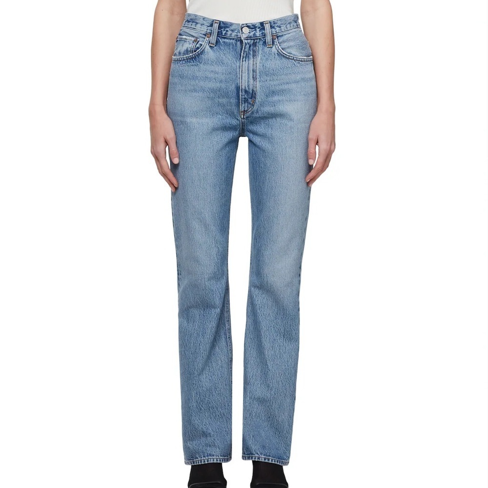 Agolde Vintage High Rise Boot Cut Jeans in Sway